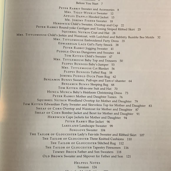 Knitting Book of Patterns based upon Beatrix Potter’s watercolors - Picture 2 of 9